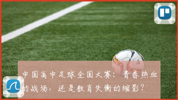 中国高中足球全国大赛：青春热血的战场，还是教育失衡的缩影？